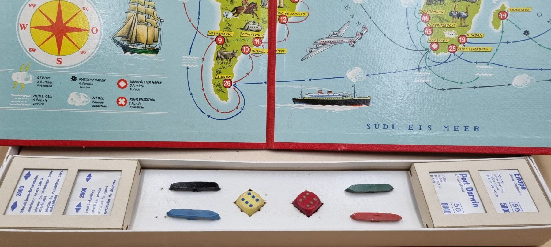 Giochi: Antikes Würfelspiel Welthandel – Usato da Witterswil venduto da Tapsy52 1