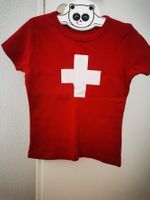 Sommerliches T-Shirt mit Schweizerkreuz,Für 5-jähriges