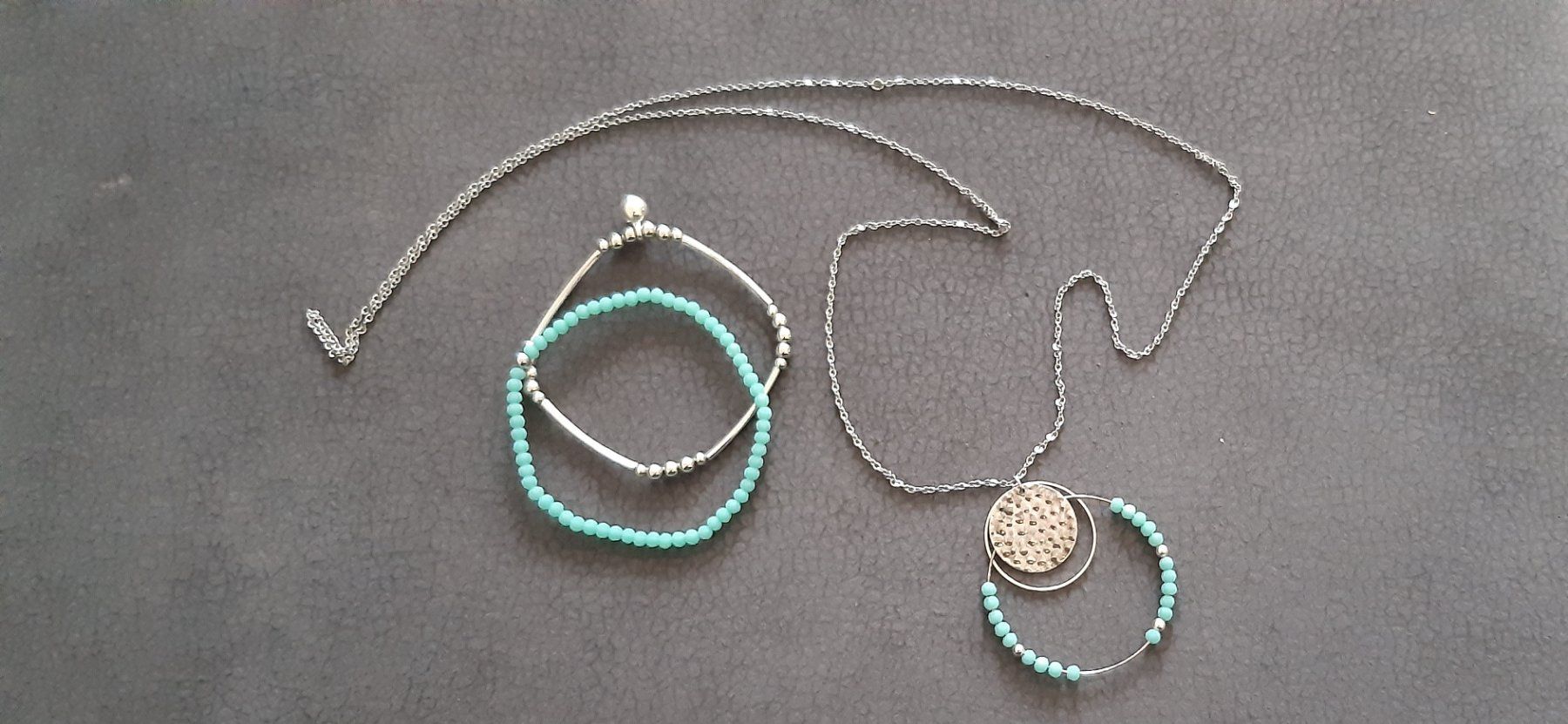 Altri gioielli: Ensemble collier - bracelets turquoise – Nuovo (secondo la descrizione) da Courtedoux venduto da aur_yb9k