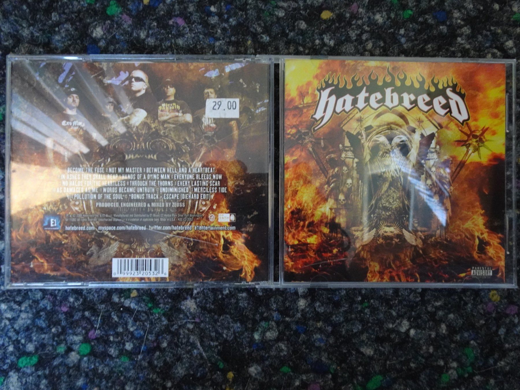 CDs: CD : Hatebreed – Gebraucht aus Lotzwil von Kiddis