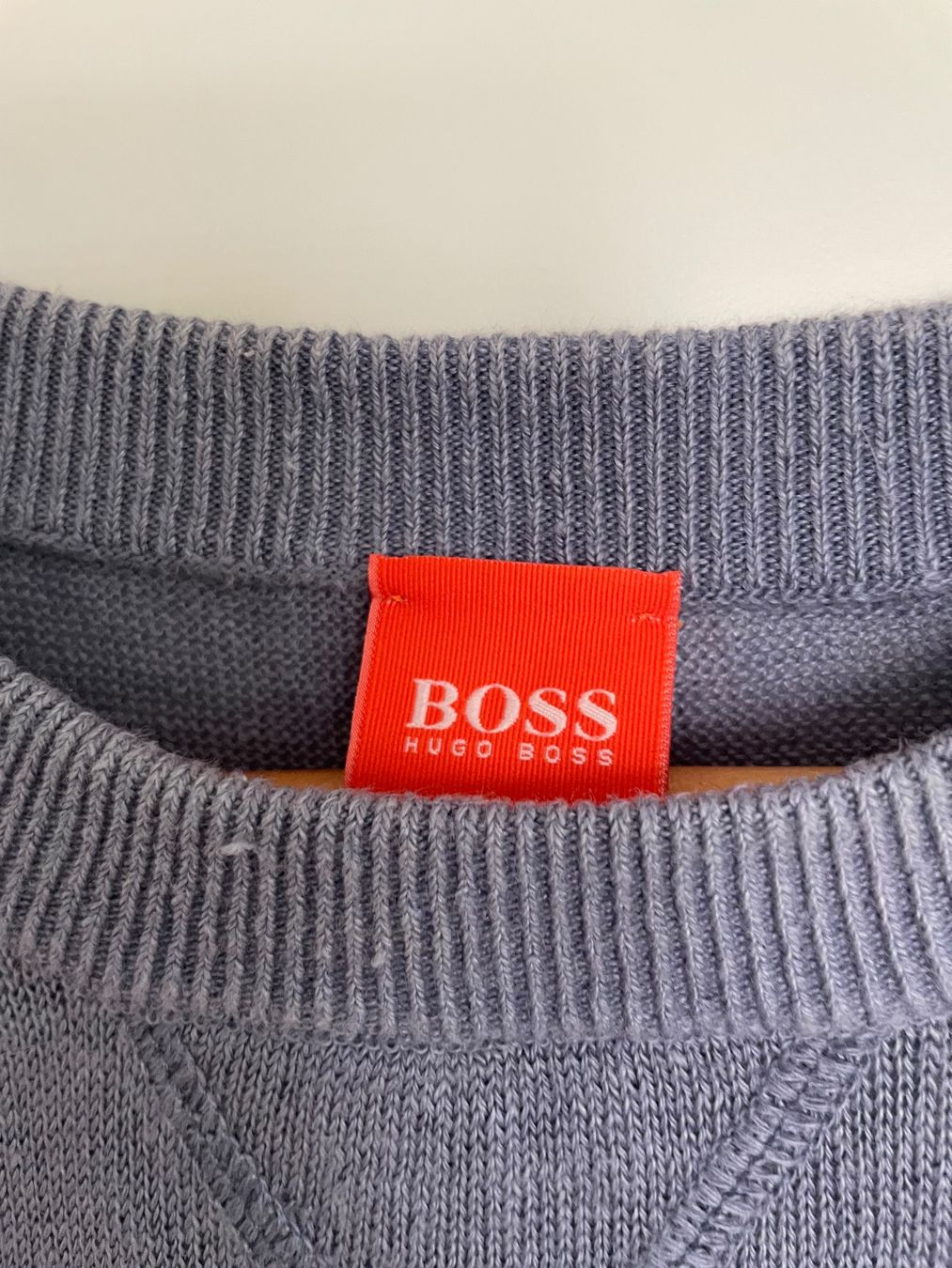 Hugo Boss Pullover & Sweatshirts: Herren Linenpullover Pullover Hugo Boss Lila – Gebraucht aus Buchs SG von VintageHomeCH 2