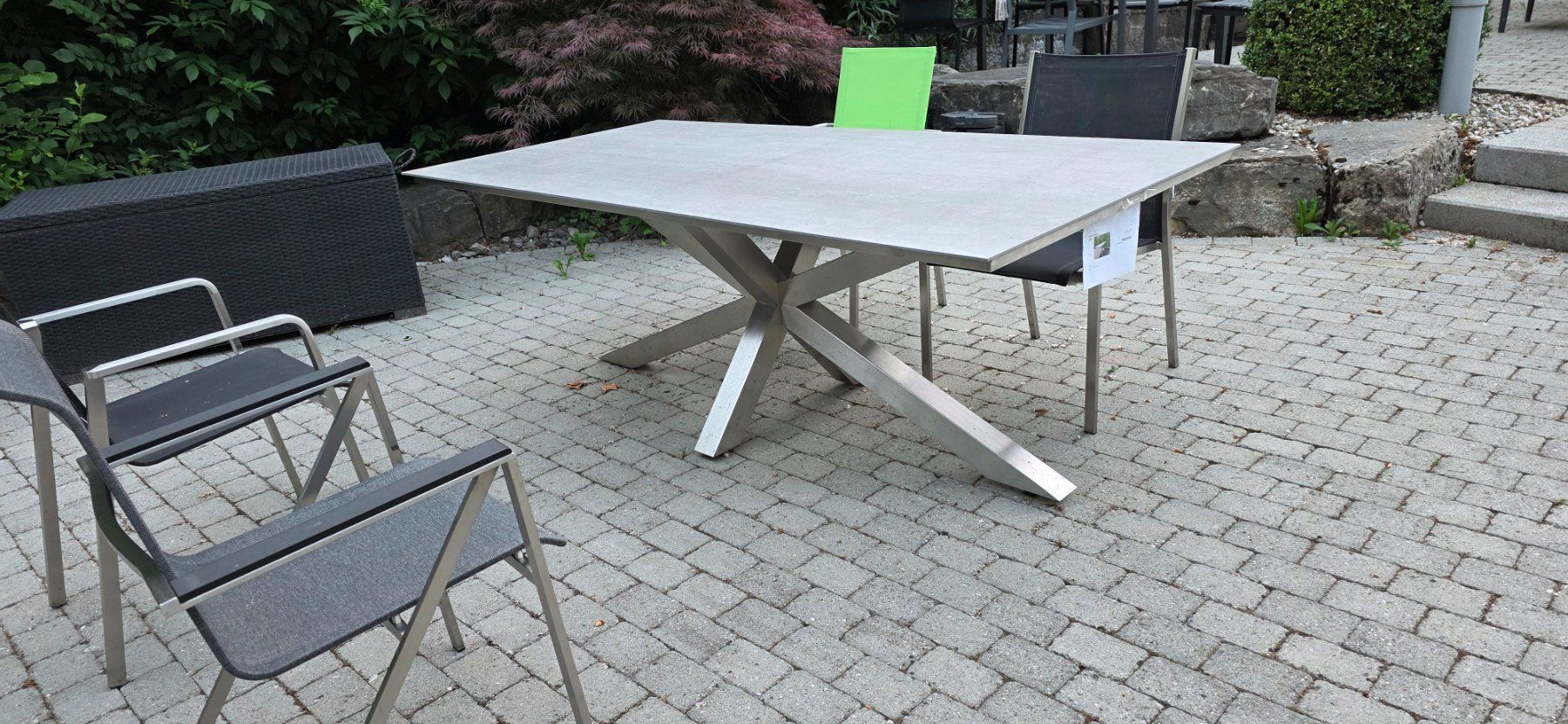 Tische: Gartentisch mit Keramikplatte 210x100cm – Neu und originalverpackt aus Lützelflüh-Goldb von Rampenverkauf_72_