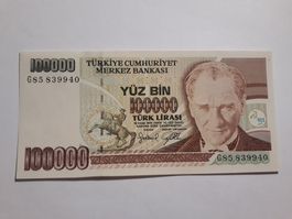 TÜRKEI - 100'000 Lirasi UNC (G85839940)
