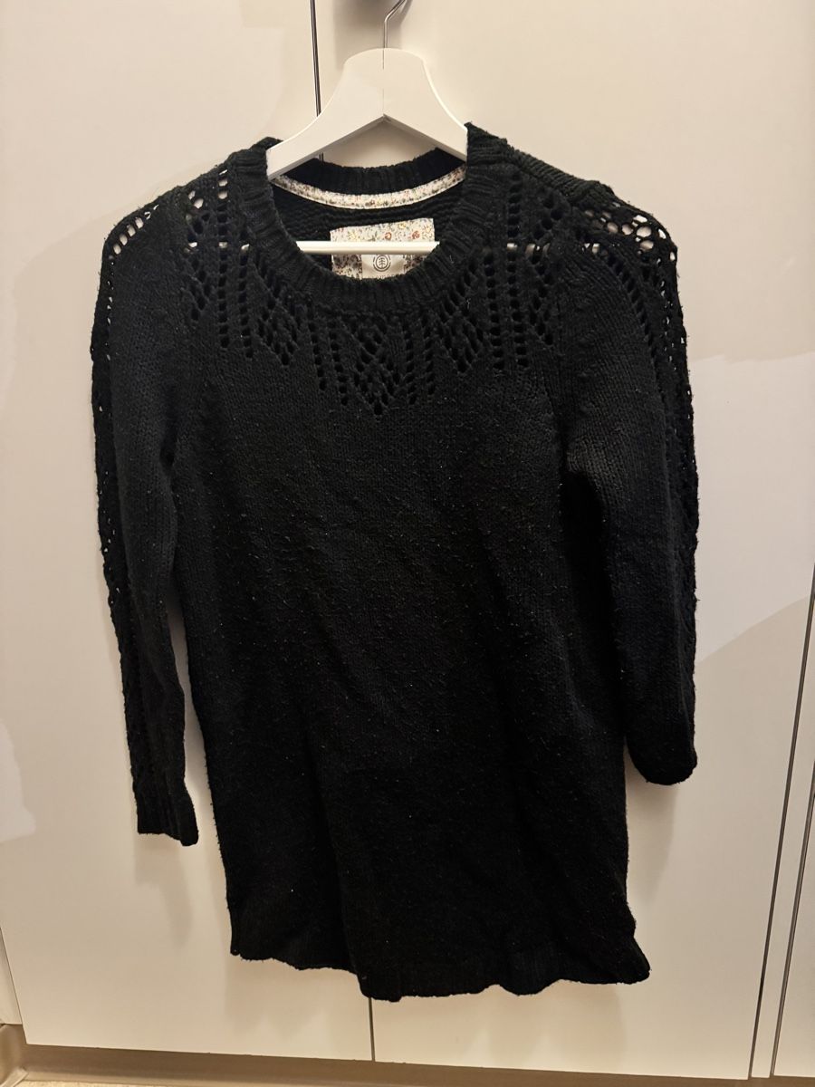 Element Maglioni & Felpe: Element Schwarzer Strickpullover mit Lochmuster, Grösse XS – Usato da Inwil venduto da Lociita16