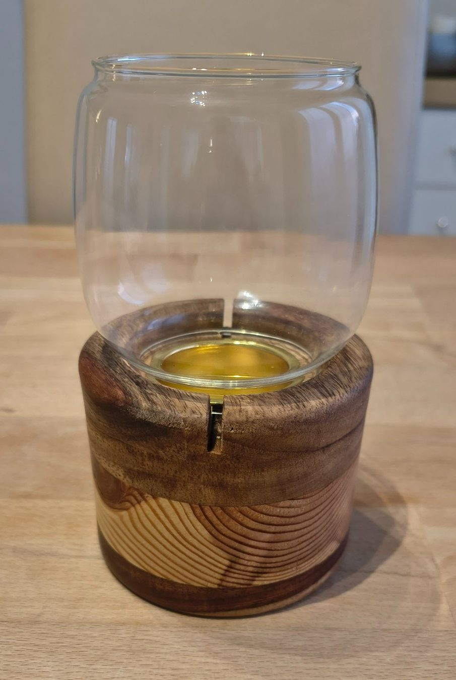 Kerzenständer: Windlicht Teelichthalter Holz / Glas – Neu (gemäss Beschreibung) aus Jona von odloreg 5