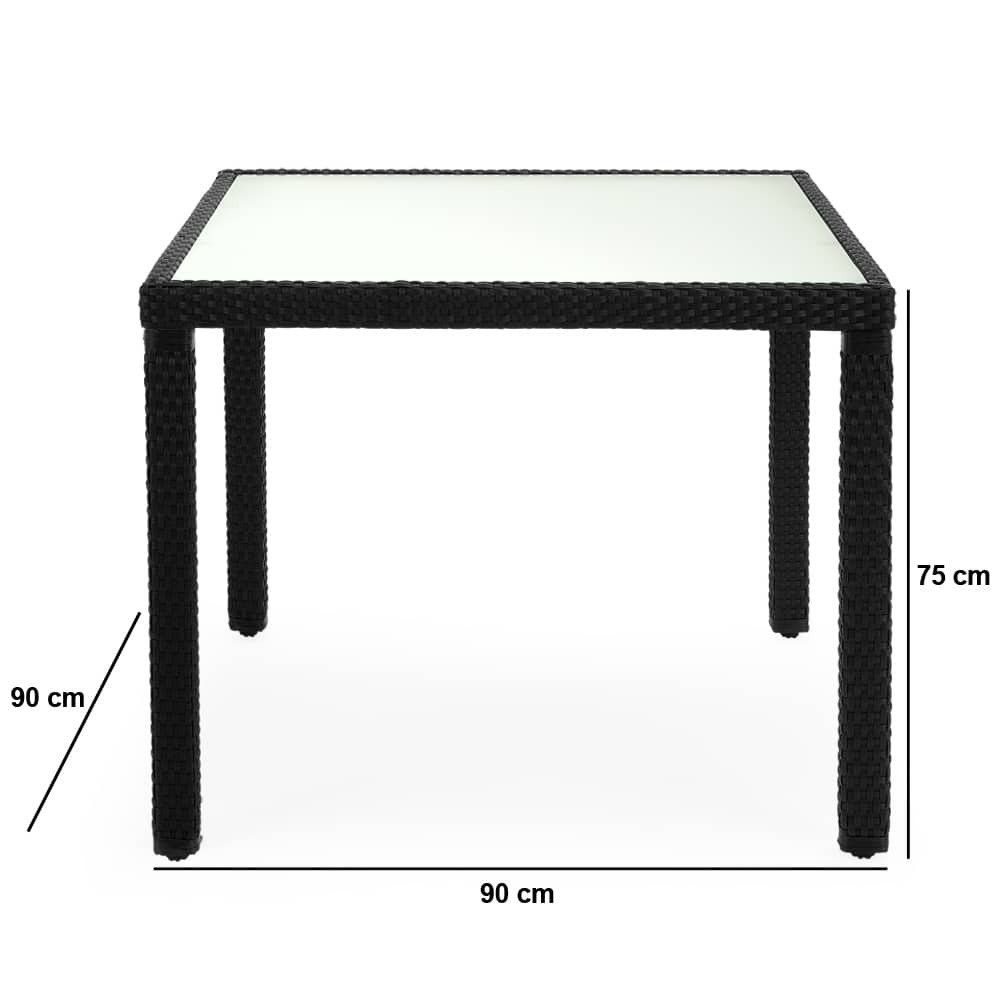 Set de table et chaises: Polyrattan Sitzgruppe 5 teilig – Neuf avec emballage d'origine à Winterthur par aredo 8
