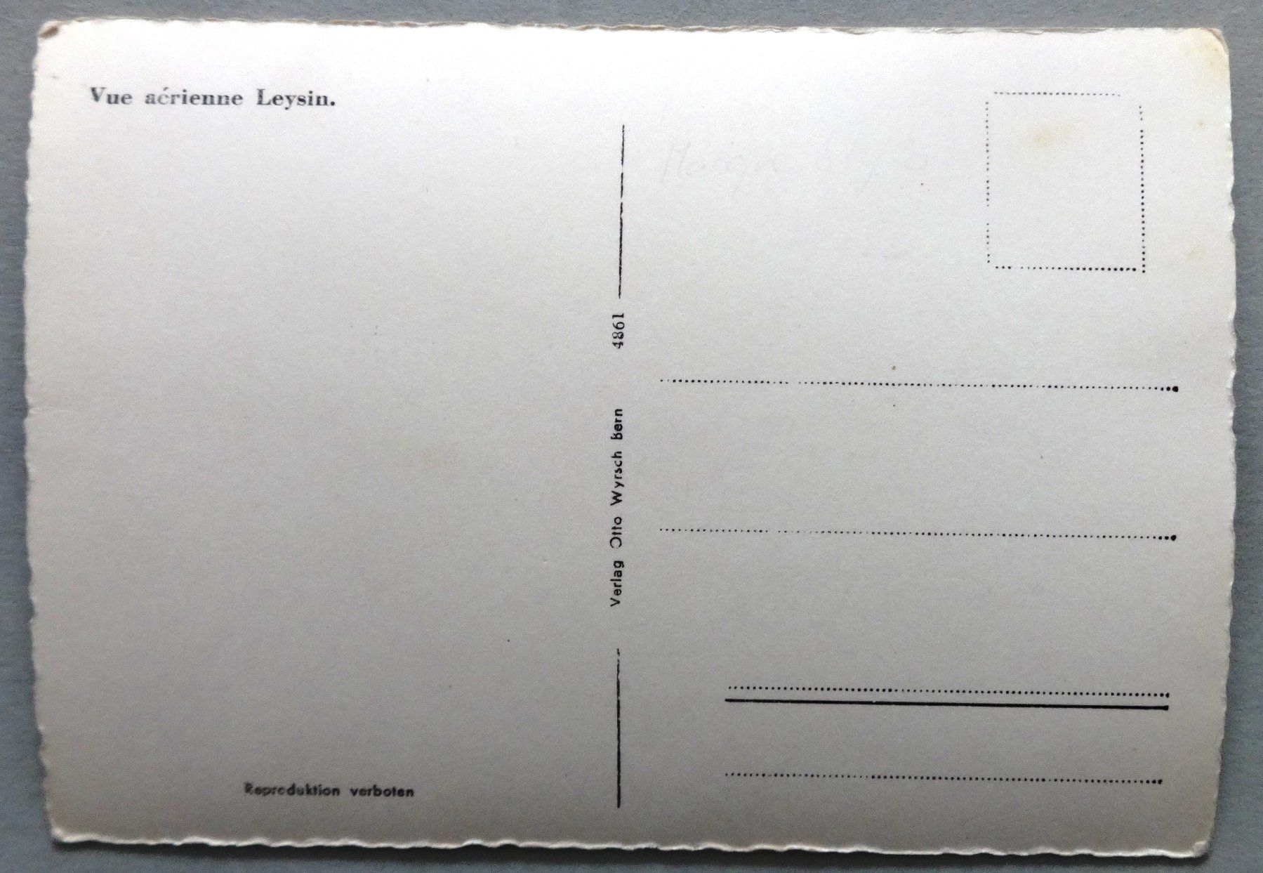 Cartoline postali: Leysin - Vue aérienne – Usato da Fétigny venduto da Billy2miny 1