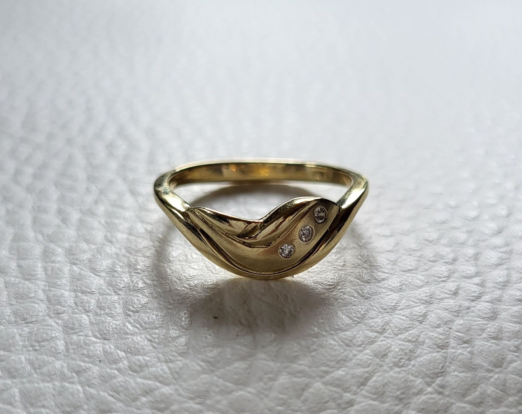 Anelli: Gold 585 Ring Mit Brillanten – Usato da Wald ZH venduto da Dasilver 9