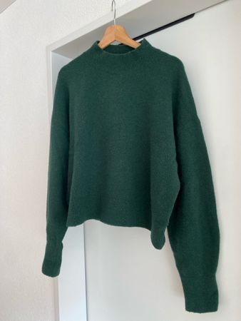 Pullover Stehkragen dunkelgrün von Other Stories