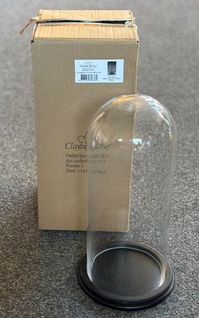 Tutte le decorazioni: Neue, wunderschöne Glasglosche mit Holzboden von Clayre&Eef – Nuovo e nell'imballaggio originale da Gretzenbach venduto da kar_82n7