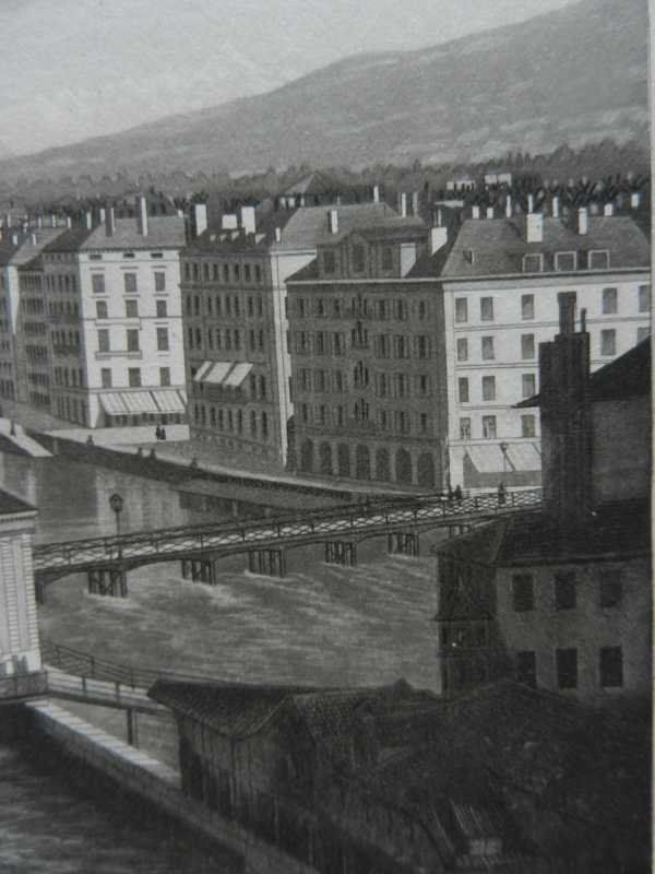Incisioni: Genève Genf von Rüdisühli – Usato da Risch venduto da Rischli15 7