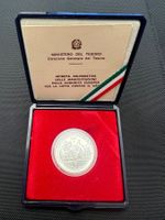Silber 500 Lire Italien 1989 Krebsforschung – Etui & Zertifi