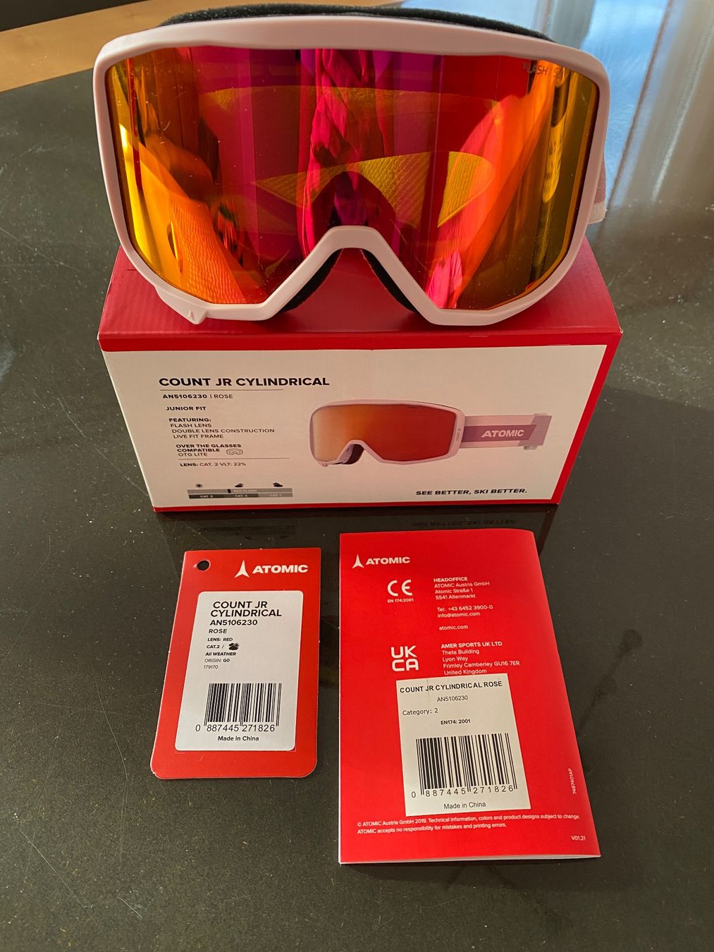 Giro Caschi: Skihelm Giro Gr. S inkl Skibrille Atomic – Nuovo (secondo la descrizione) da Schwarzenbach SG venduto da roto06 6