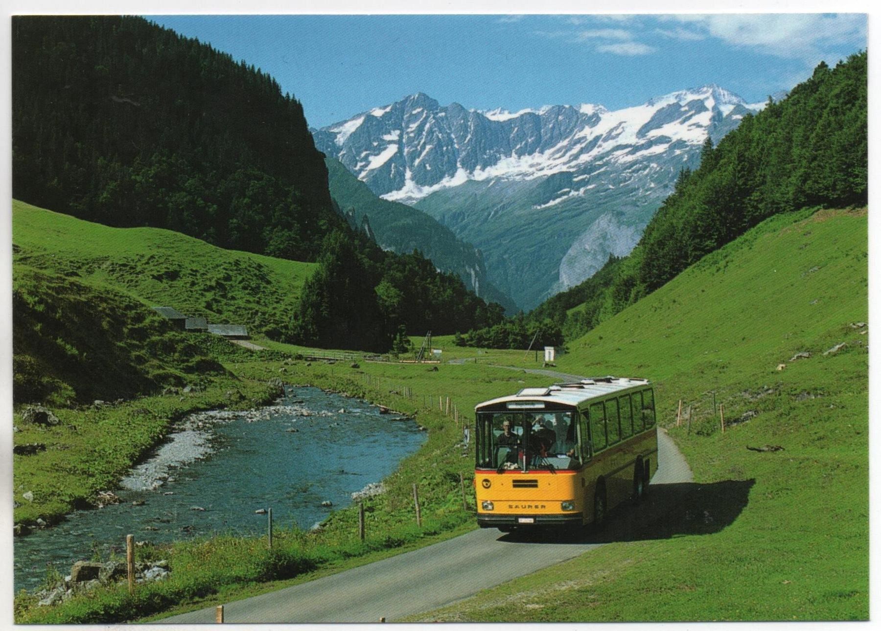Ansichtskarten: Innertkirchen ENGSTLENALP Postauto Saurer – Neu (gemäss Beschreibung) aus Jona von philajona