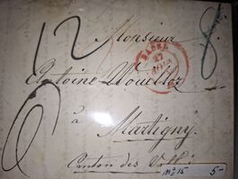 Philatelie Brief 1848 Basel - Martigny