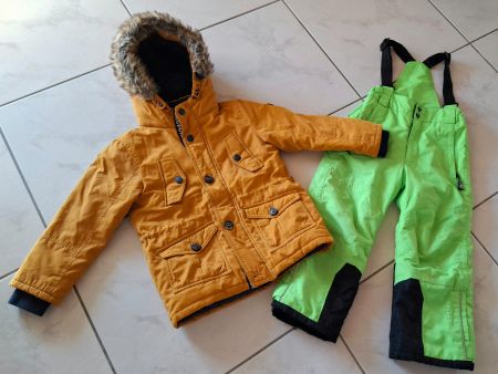 C&A Winterjacke mit Skihose für Junge Gr.110.
