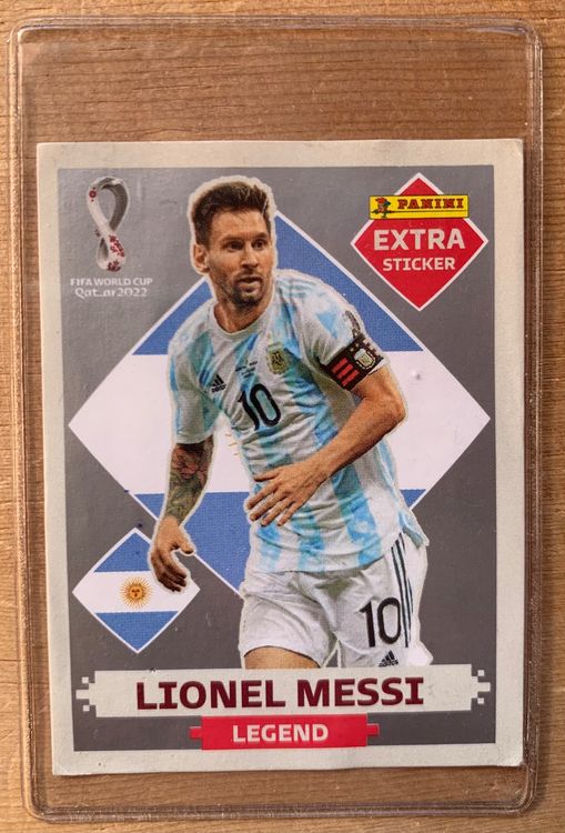 Silber - Lionel Messi - Panini Extra Sticker (Gebraucht) in Hinwil für ...