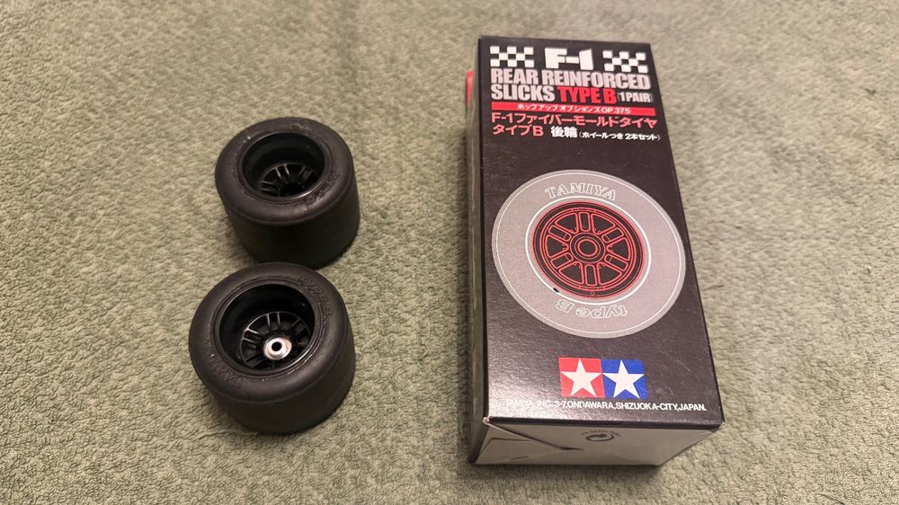 TAMIYA 1/10 F1 REAR REINFORCED SLICKS TYPE B (Gebraucht) in Monte ...