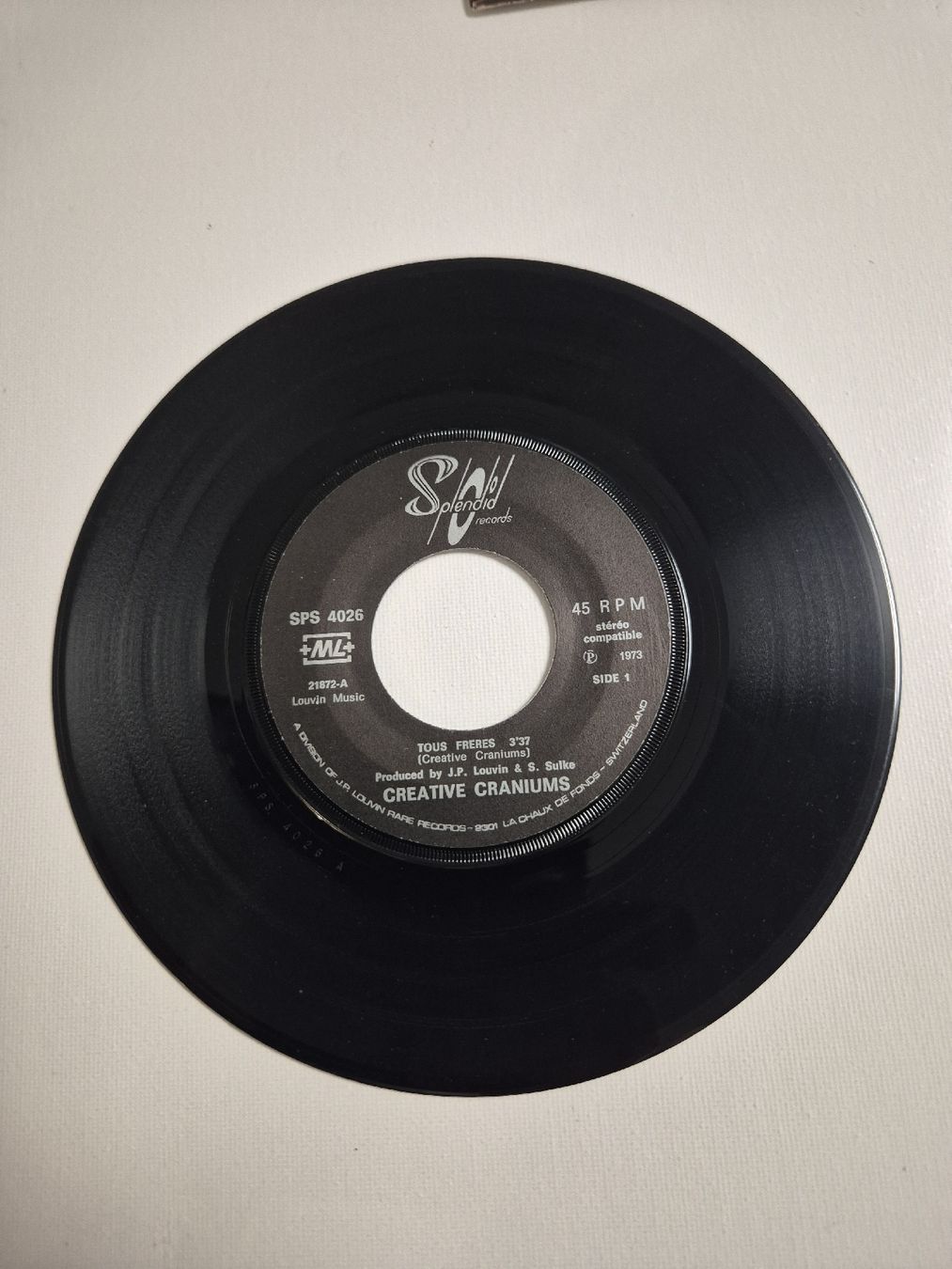 Dischi in vinile: Creative Craniums  - Tous Freres -  C.C.K - Single7 , CH – Nuovo (secondo la descrizione) da Uster venduto da newwave0 2