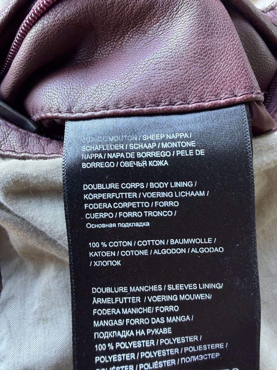 Giacche: Echtleder Schafsleder Lederjacke Herren – Usato da Müllheim Dorf venduto da mike22_17 3