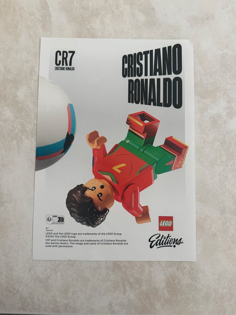 Poster & Bilder: Cristiano Ronaldo Lego-Poster – Neu (gemäss Beschreibung) aus Uster von oranger_pulli