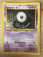 Pokemon Karte Icognito U 31/75 Zustand gebraucht