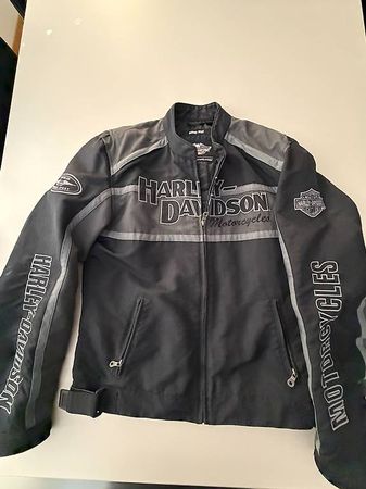 Original Harley Davidson Herren Stoff Jacke Grösse M
