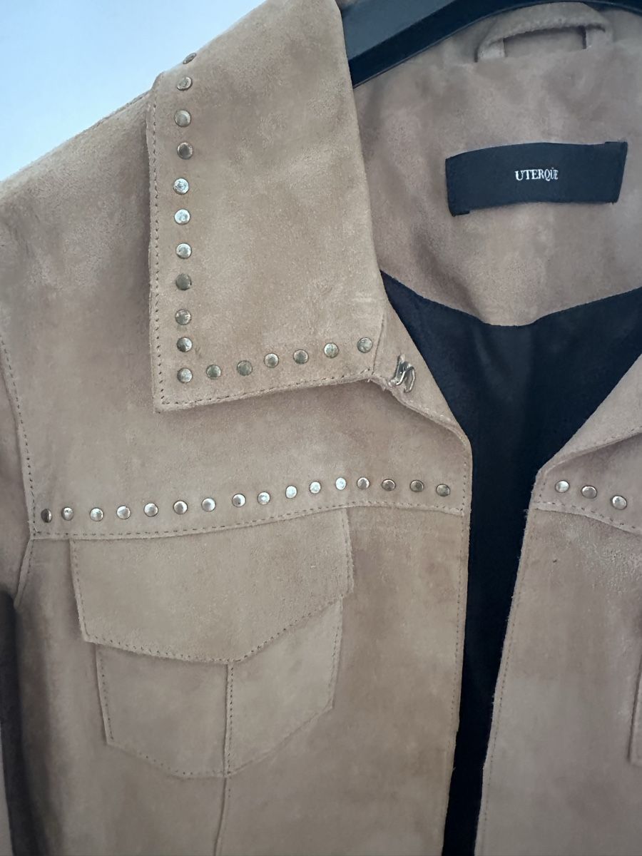 Giacche: Uterqüe Suede Jacket, size M, studded, Western Style – Nuovo e nell'imballaggio originale da Binningen venduto da can_s2yh 1
