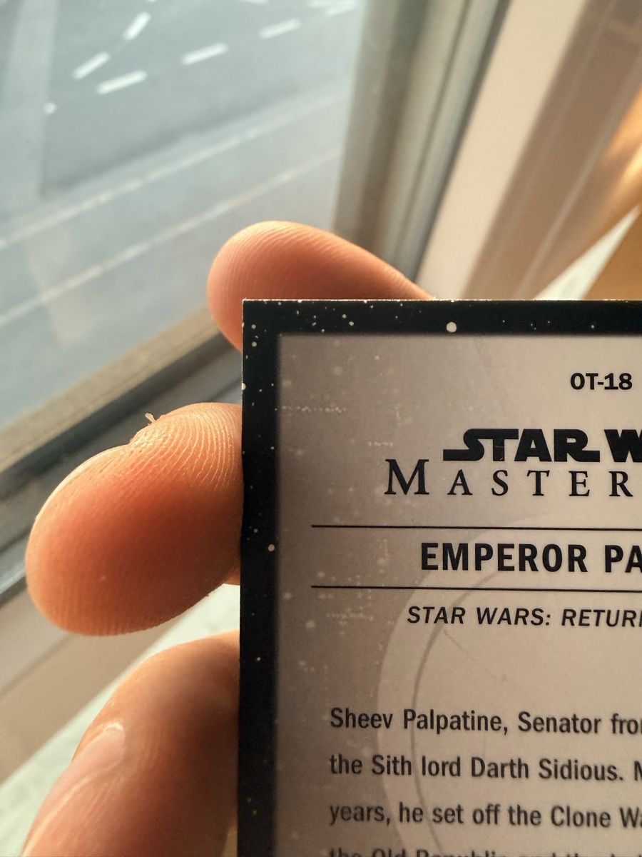 Topps Carte collezionabili: Topps masterwork Star Wars Emperor Palpatine 25/25 – Nuovo (secondo la descrizione) da Pomy venduto da Asw.luxury 6