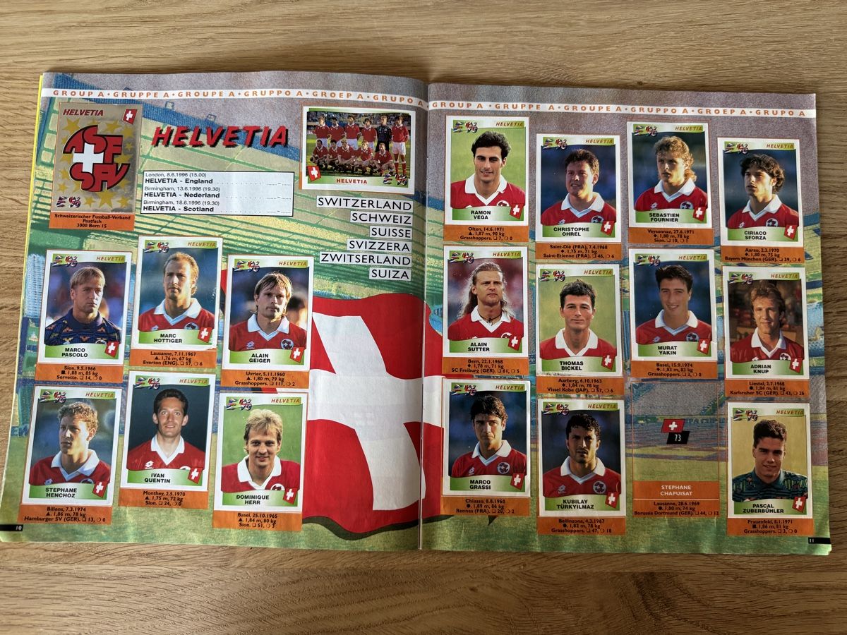 Panini Cartes à collectionner: Panini Europa 96, EM 96 Stickerheft – D'occasion à Teufen AR par lhe_wd6h 3