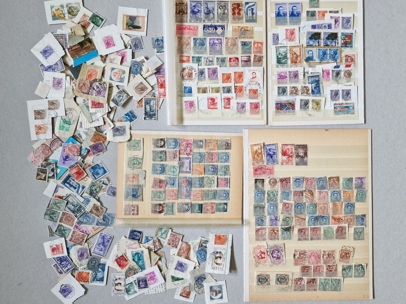 Tutti i francobolli: Grosse Sammlung Italien: alte Marken! – Usato da Winterthur venduto da labi012 1