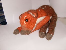 Rehkitz gestrickt – Handarbeit – Einzelanfertigung