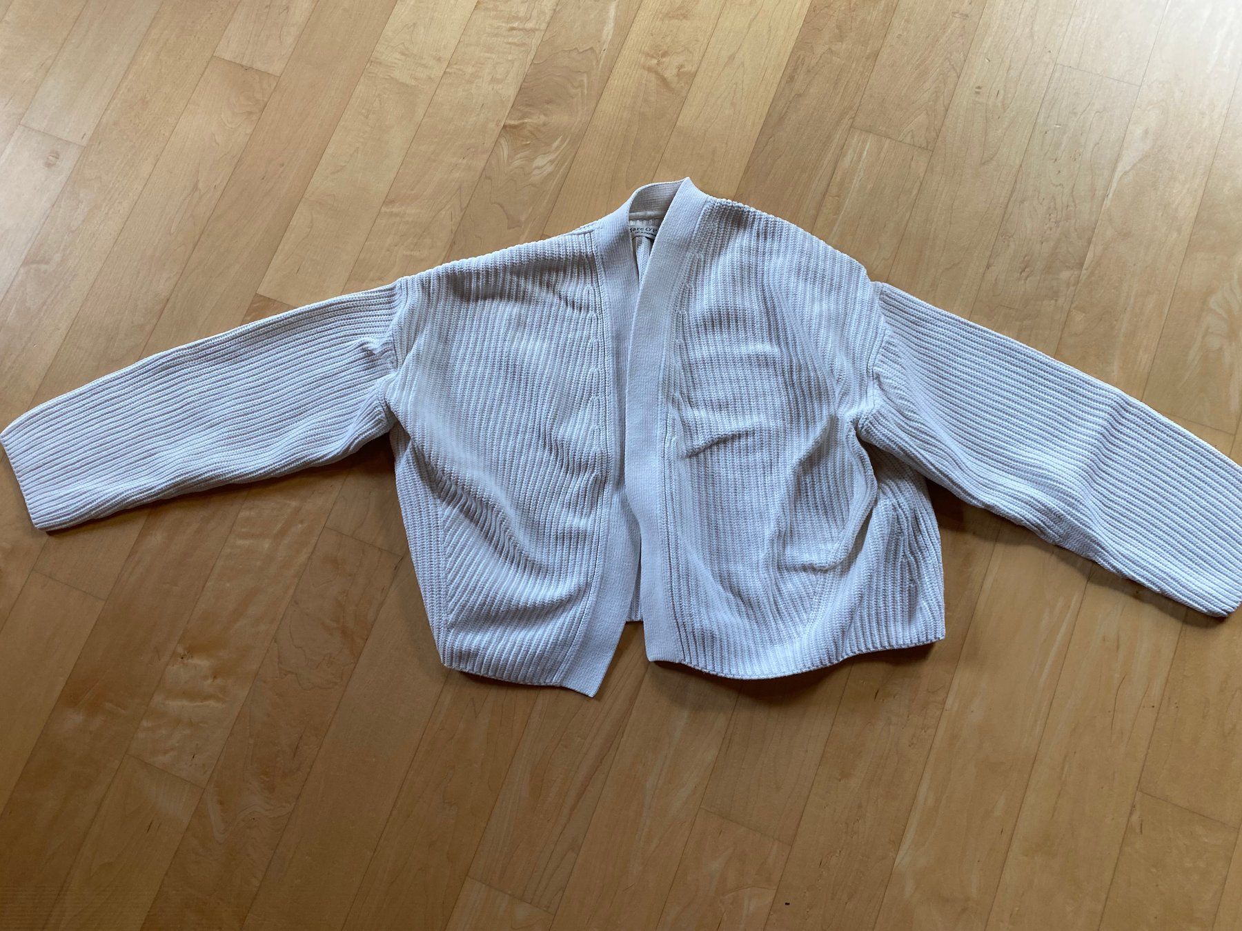 Marc O'Polo Jacken: Strickjacke Marc O`Polo off-white – Gebraucht aus Sent von cleaningwoman