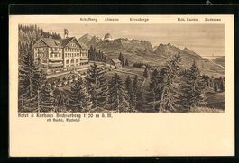 Buchs, Hotel-Kurhaus Buchserberg, 1914