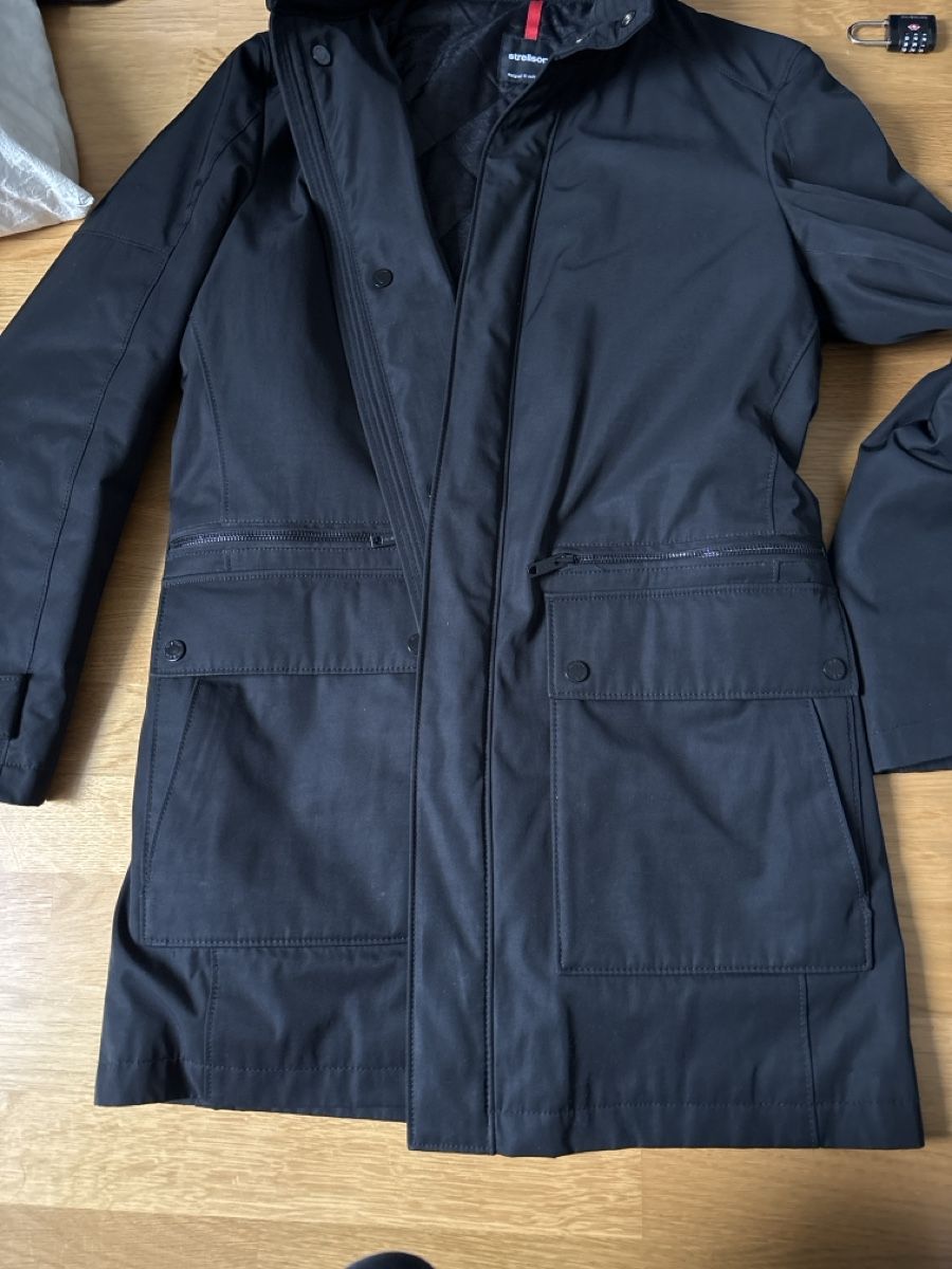 Strellson Cappotti: Strellson Herren Jacke, schwarz Grösse 48 – Usato da Bern venduto da Tihawk 3