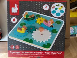 Janod Duck Pond Gear Toy - Wooden - Ages 18-36 Months