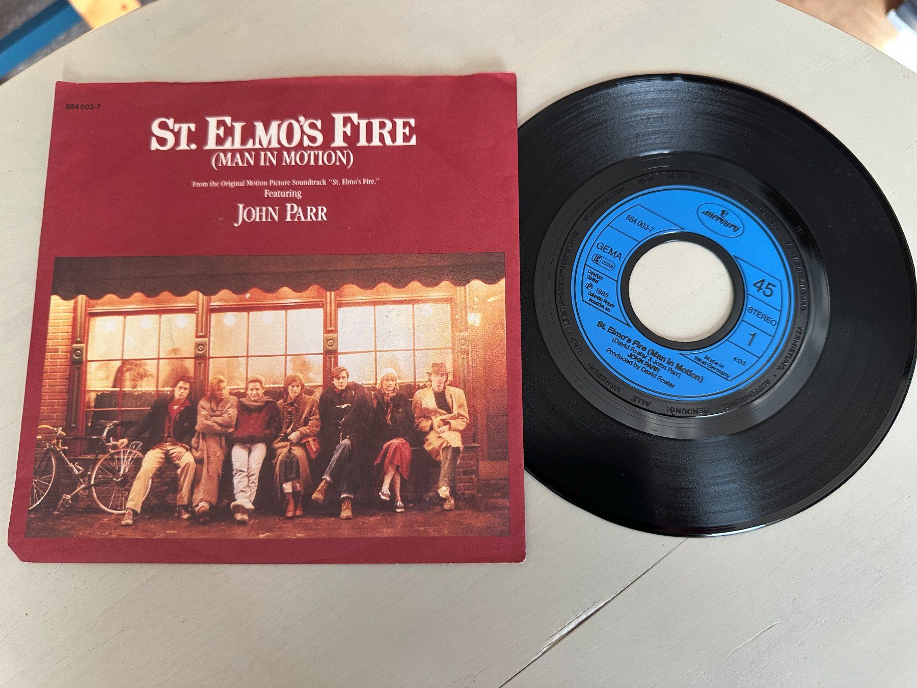 Dischi in vinile: JOHN PARR tolle Single St.Elmo's fire ROB LOWE DEMI MOORE – Usato da Basel venduto da Partridge