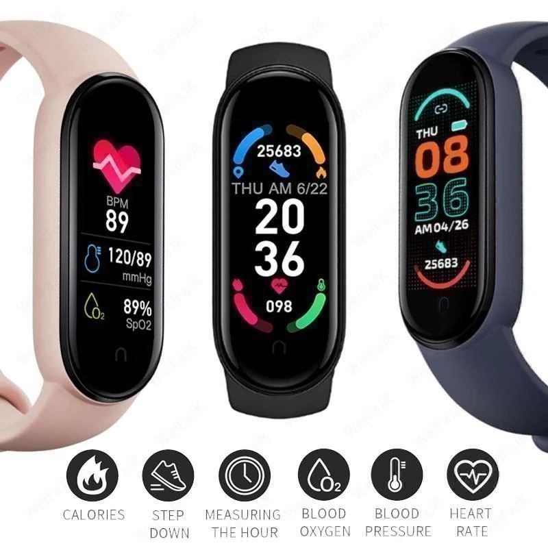 Misurare: FITNESSTRACKER SMARTBAND - SMARTWATCH - ACTIVITY TRACKER M6 – Nuovo e nell'imballaggio originale da Kriens venduto da swissgadget 1