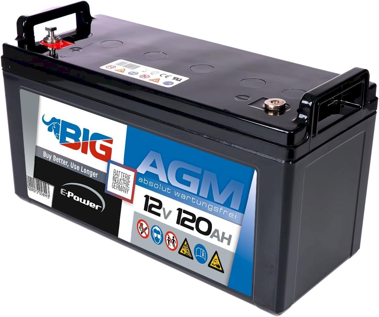 Batterie: BIG E-Power AGM 12V 120Ah – Nuovo e nell'imballaggio originale da Bottighofen venduto da zaap 2