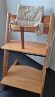 Stokke Tripp Trapp Hochstuhl Holz gebraucht mit Zubehör