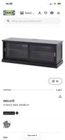 IKEA MALSJÖ Fernsehmöbel schwarz