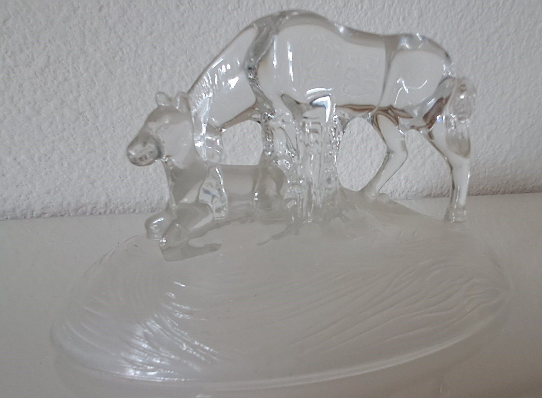 Gläser: Schöne Glasskulptur mit Pferden – Gebraucht aus Wallisellen von monbijoux009 1