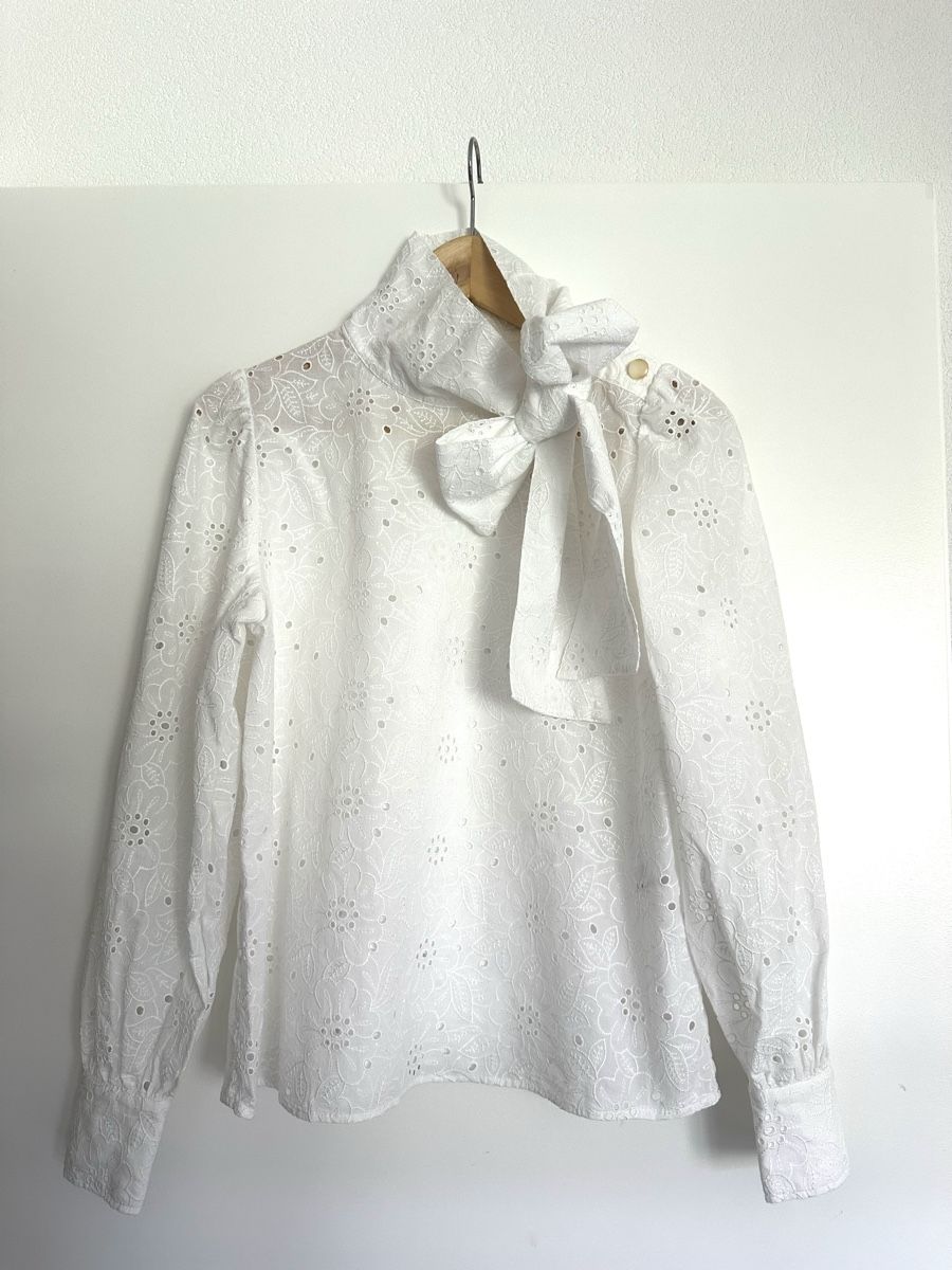 Sezane Blusen: Sézane Weisse Bluse Elyse Gr.38 – Neu (gemäss Beschreibung) aus La Tour-de-Peilz von Sezanette_and_Cie 3