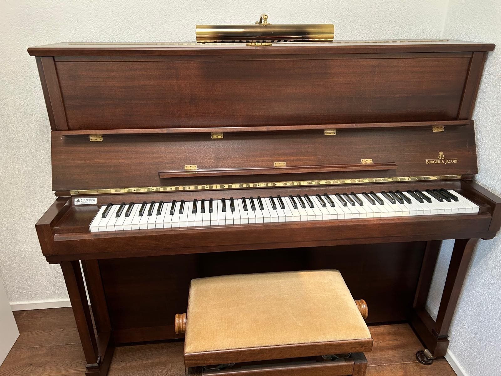 Burger & Jacobi Musikinstrumente: Burger & Jacobi Klavier mit Hocker gebraucht – Gebraucht aus Burgdorf von urs.weber53