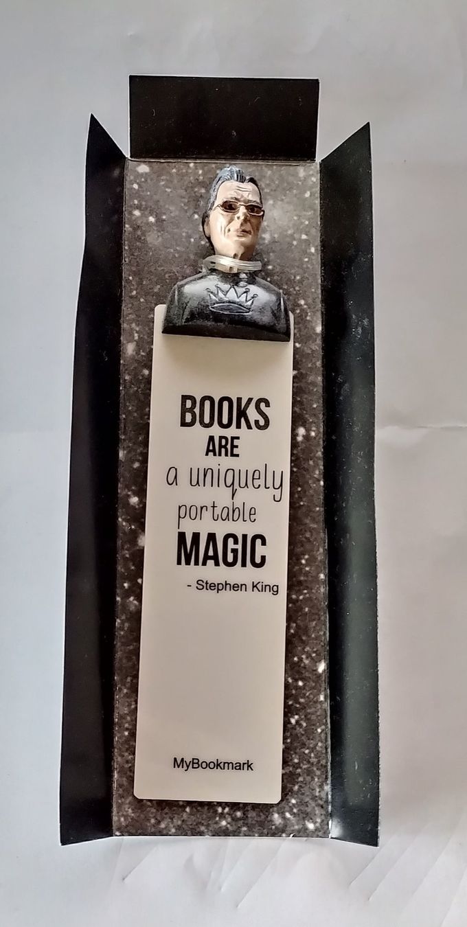 Sonstiges zum Sammeln & Seltenes: Marque-page Stephen King neuf/Stephen King-Lesezeichen neu – Neu (gemäss Beschreibung) aus MOUTIER von Anto21