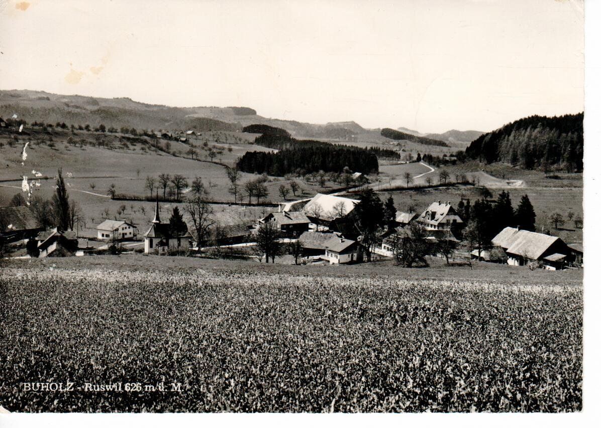 Cartoline postali: Buholz - Ruswil – Usato da Wolhusen venduto da Curver9