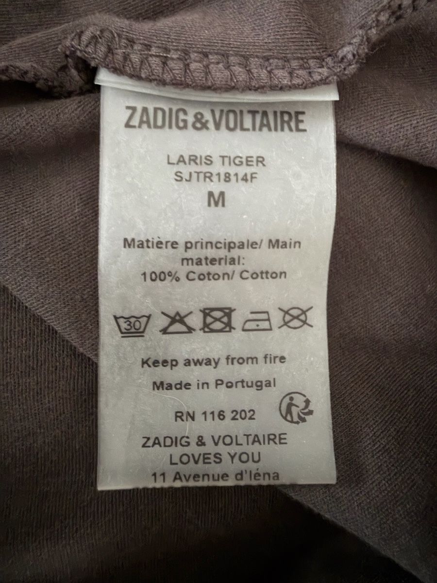 T-shirt: ZADIG & VOLTAIRE Défilé T-shirt Gr. M – Nuovo (secondo la descrizione) da Zug venduto da kow_6xr6 4