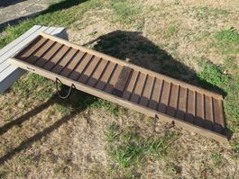 Hunde-Rampe klappbar aus Holz für Hunde