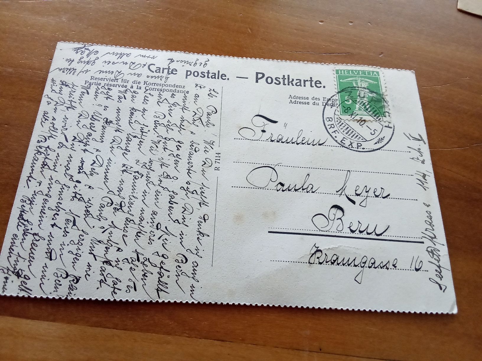 Cartoline postali: AK ZÜRICH LANDESMUSEUMS 1910 – Usato da Muri BE venduto da Alk 1