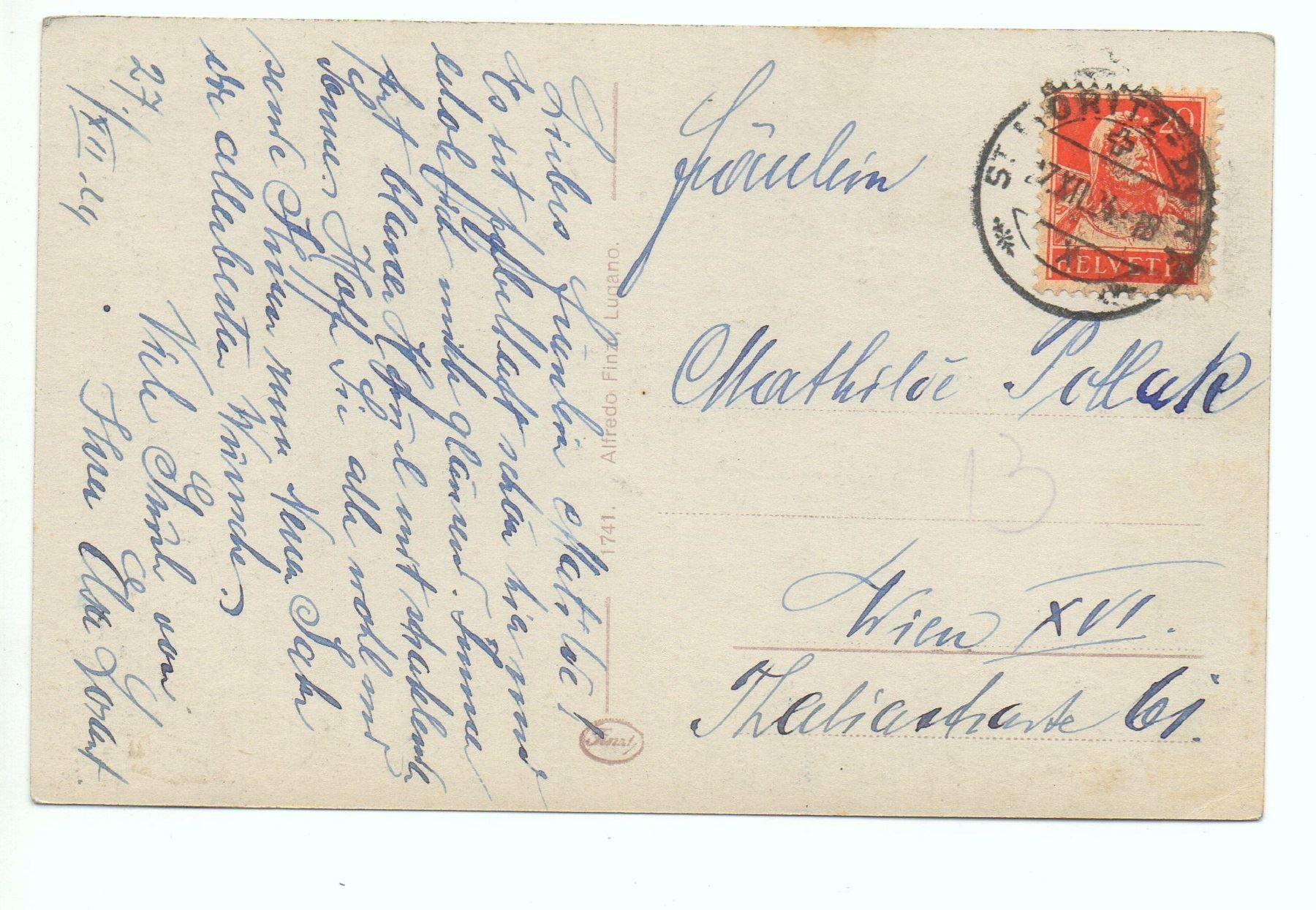 Cartoline postali: ST. MORITZ Ski-Touren-Läufer – Usato da Jona venduto da philajona 1